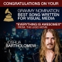 Joshua Bartholomew Grammy Announcement
